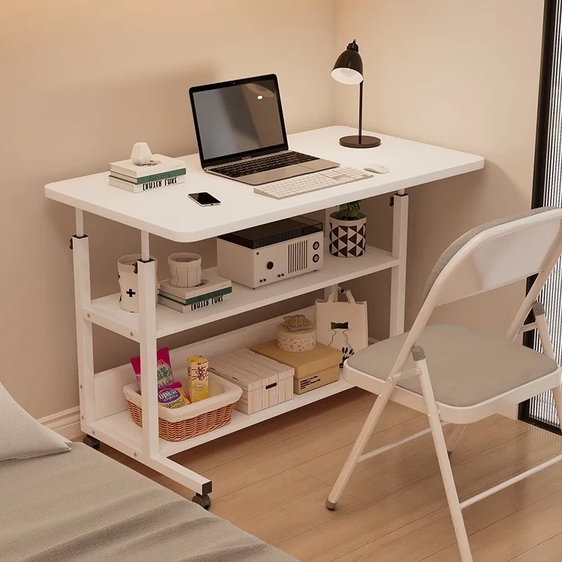 Computer desk Movable lifting bedside table Student dormitory study table Writing table Household desk Bedroom small table