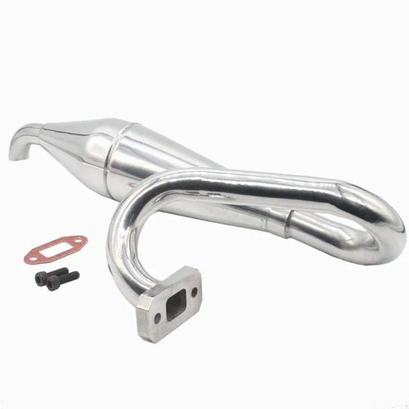 For 050024 1/5 RC Remote Control Model Car Muffler Metal Exhaust Pipe,Modified and Upgraded Accessories