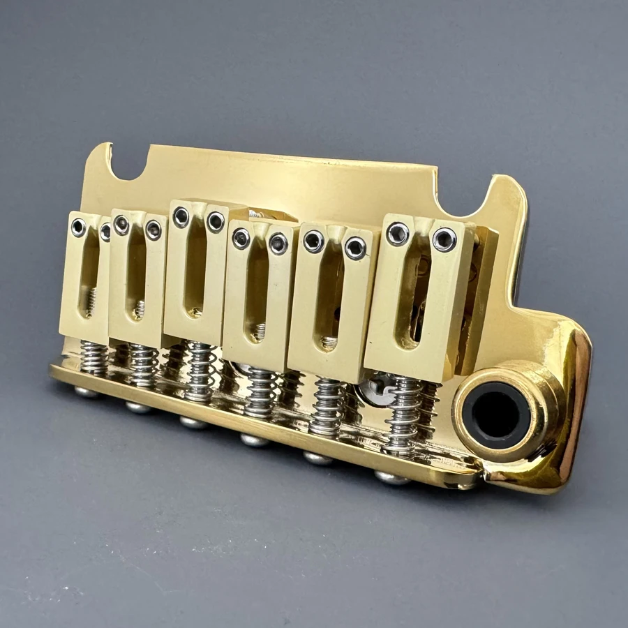 510 Two Point Gold Finish Brass Block Guitar Tremolo Bridge For Suhr Strato Guitar view 2