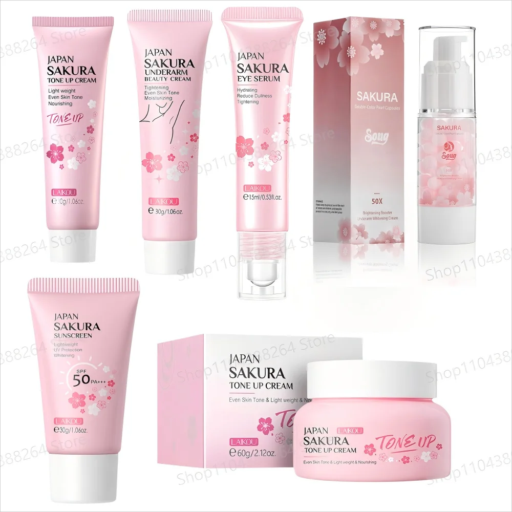 

Sakura Cherry Blossom Cream/Underarm Cream/Eye Massage Serum Skin Care Cream Brightening For All Skin Type Mositurizing Whitenin