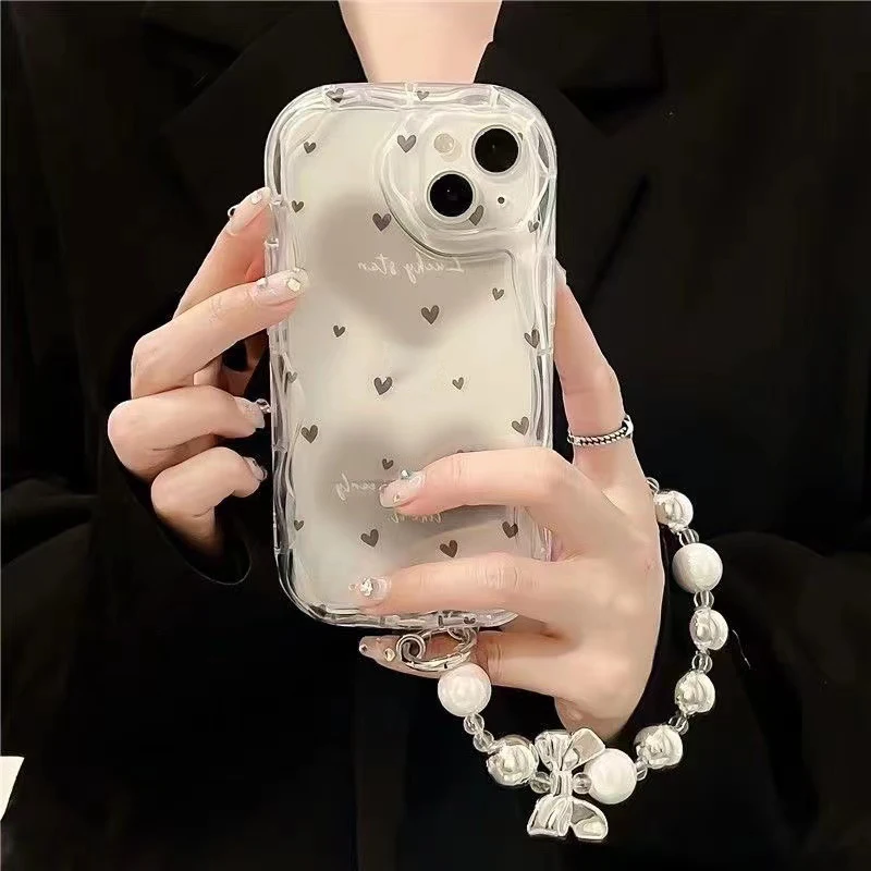 لؤلؤة القوس الحب القلب الحال بالنسبة ممن لهم A54 A54S A96 A57 A58 A59 A74 A95 A76 A96 A77 A78 A79 A8 A93 A74 4G A5S A7 A5 A9 A3S A12 غطاء #1