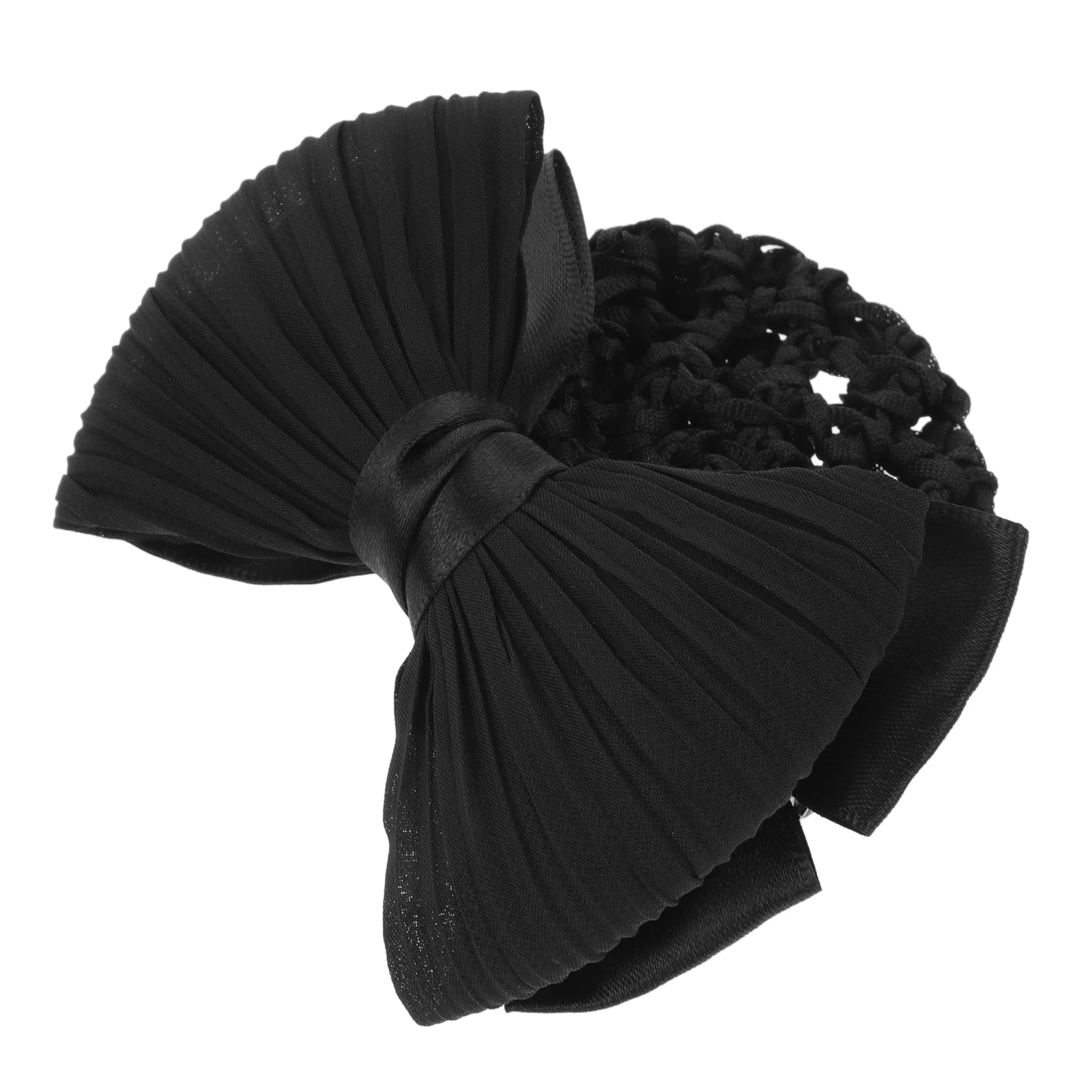 

Career Head Flower Women Hair Accessories Elastic Hair Bun Cover Net Reusable Professional Hairnet Stylish Barrettes