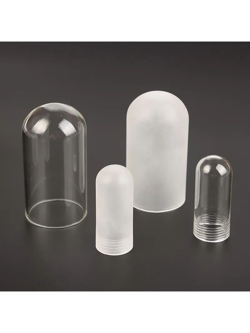 Couvercle tubulaire en verre G9, abat-jour à col fileté, pièces de rechange, tube de protection en verre robuste, couvercle de gel pour ampoule G9