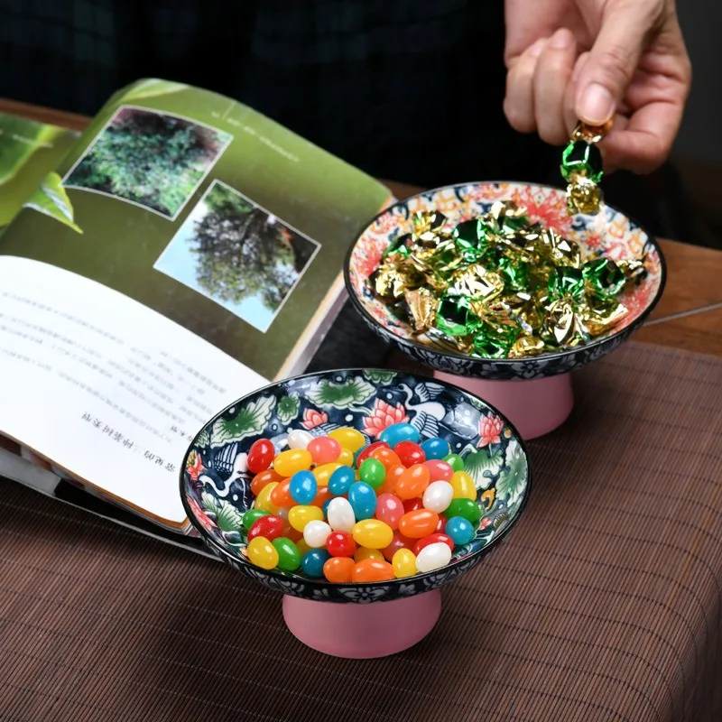 Ceramic High Footed Plates, Fruits, Snacks, Candies, Snacks, Sushi, Molecular Cuisine, Trays