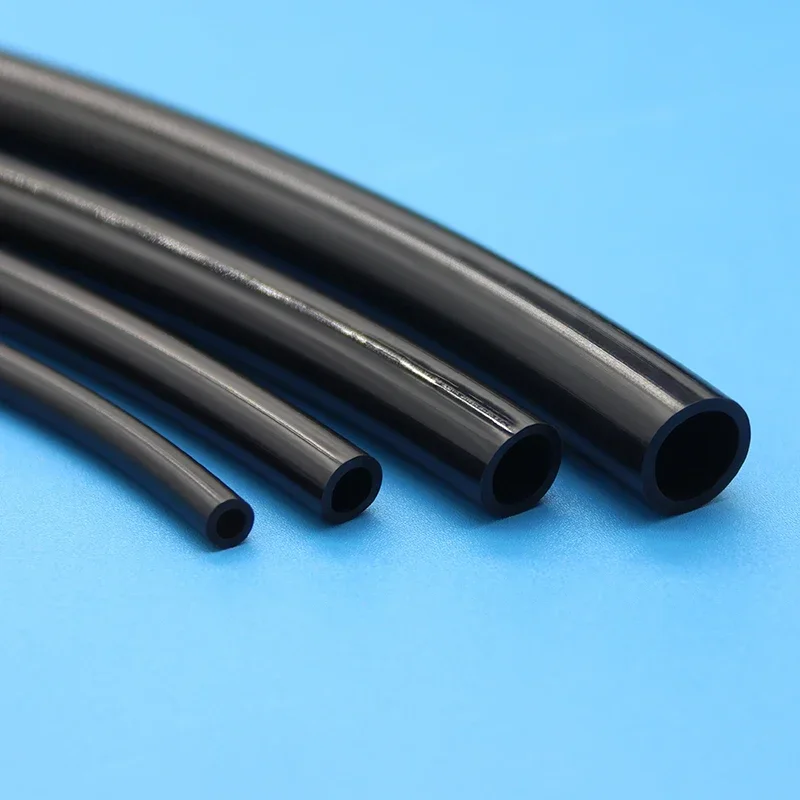 High Pressure PA6 Nylon Tube Diameter 2.5 4 6 8 9 10 12 mm Pneumatic Air Compressor Smooth Rigid Polyamide Oil Pipe Clear Black