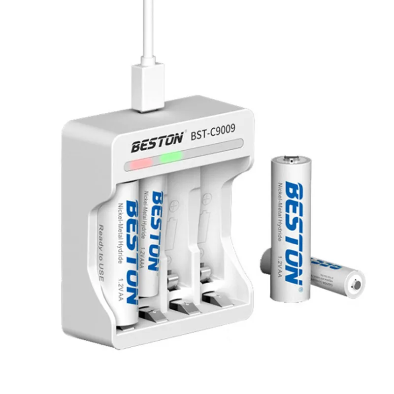 New 4 slot 1800mAh 1.2V AA Rechargeable Batteries NI-MH 900mAh AAA Battery Rechargeable Battery Smart Battery Charger