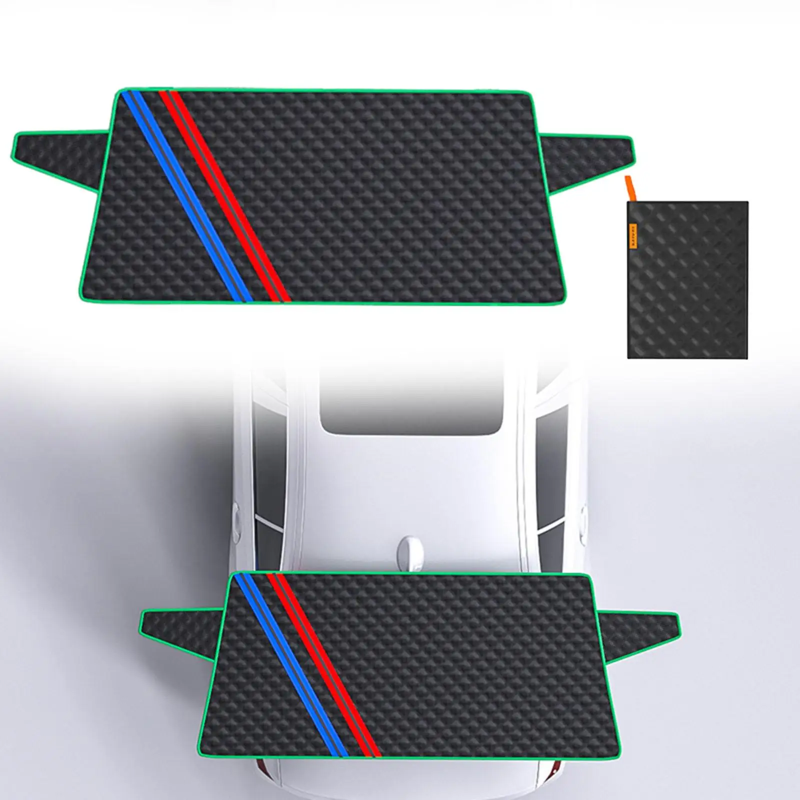 

Universal Windshield Cover Anti Frost Hailproof Sunshade Padded Snow Ice Protection for Car SUV Outdoor Winter Use