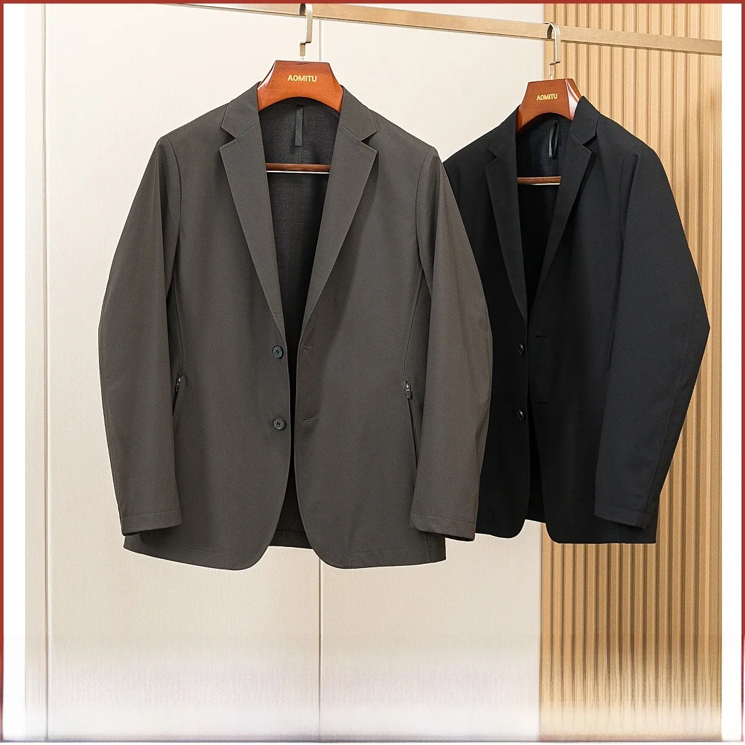 

Высококачественный мужской легкий теплый деловой повседневный костюм Full Scene Adaptabili Осень-зима Подставка из полиэфирного волокна Fai...