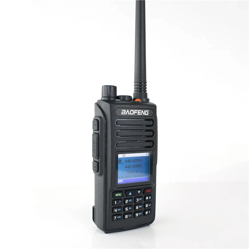 Baofeng DMR Radio DM-1702 GPS Walkie Talkie Tier 1 2 Dual Time Slot Dual Band 136-174 & 400-470MHz Two Way Radio Upgraded DR-180