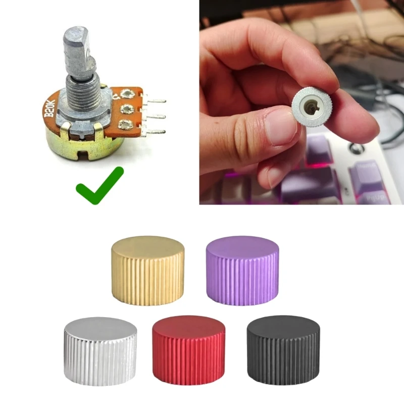 Stylish Metal Control Knob For Professional Typing And Gaming Keyboard Setups H8WD
