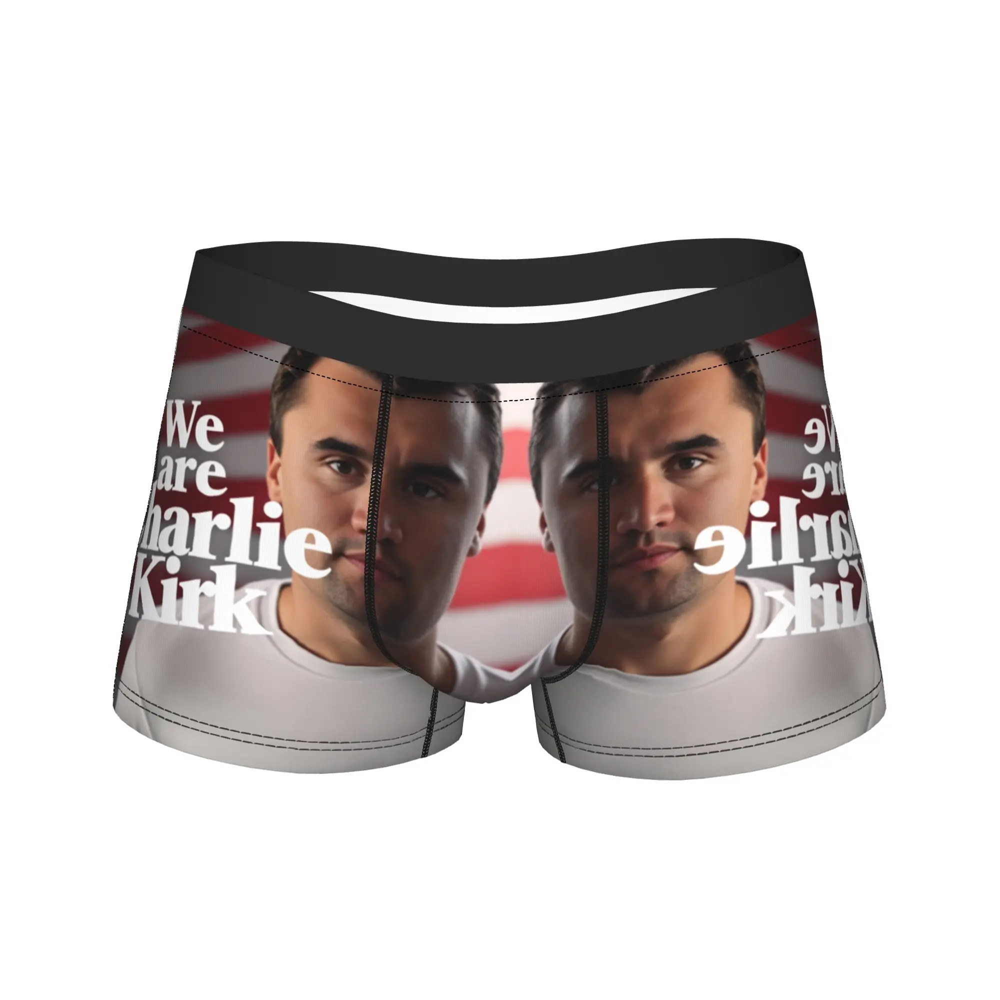 

Нижнее белье In Memory of Charlie Kirk, мужские трусы-боксеры, классические боксеры, Лидер продаж, трусики большого размера с принтом