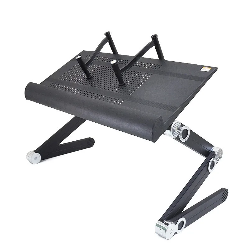 Adjustable Bed Laptop Tray with Folding Design,Portable Lifting Table for PC Notebook,Multi-Angle Workstation for Home Office