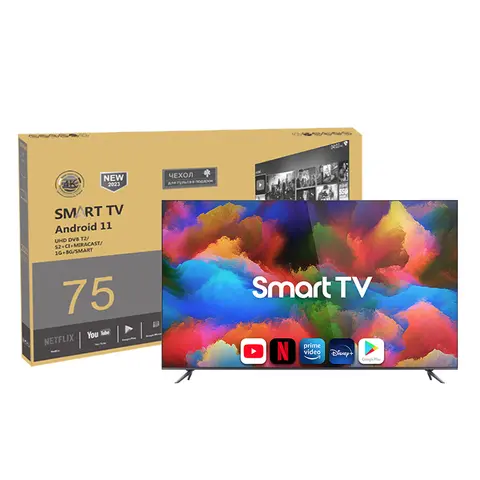 Manufacturer Smart TV TV 24 32 40 43 50 55 65 Light Emitting Diode TV with Android WiFi