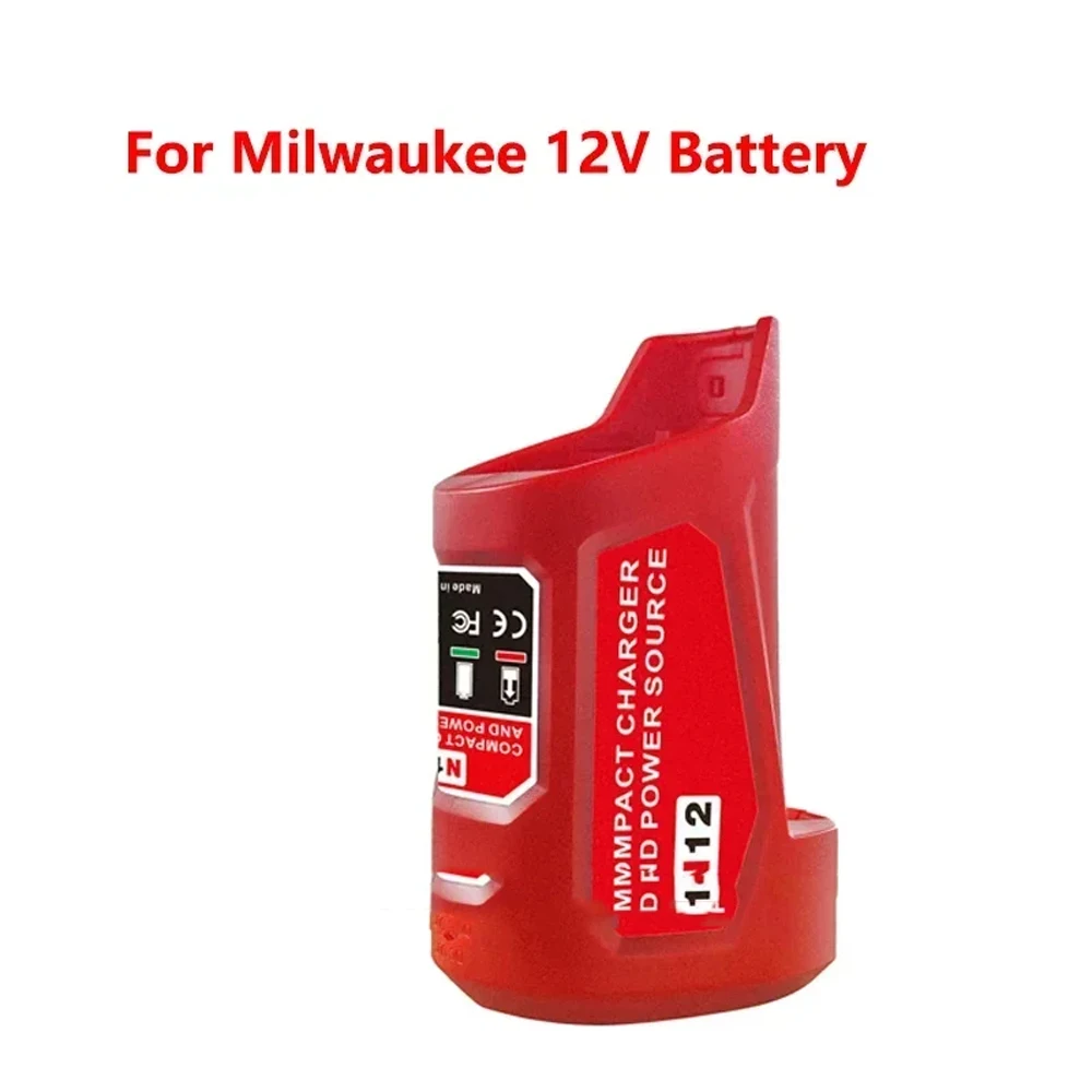 Portable Power Source Replacement for M12 Milwaukee Battery Adapter and  Battery , Compatible with Mil Waukee Heated Jacket
