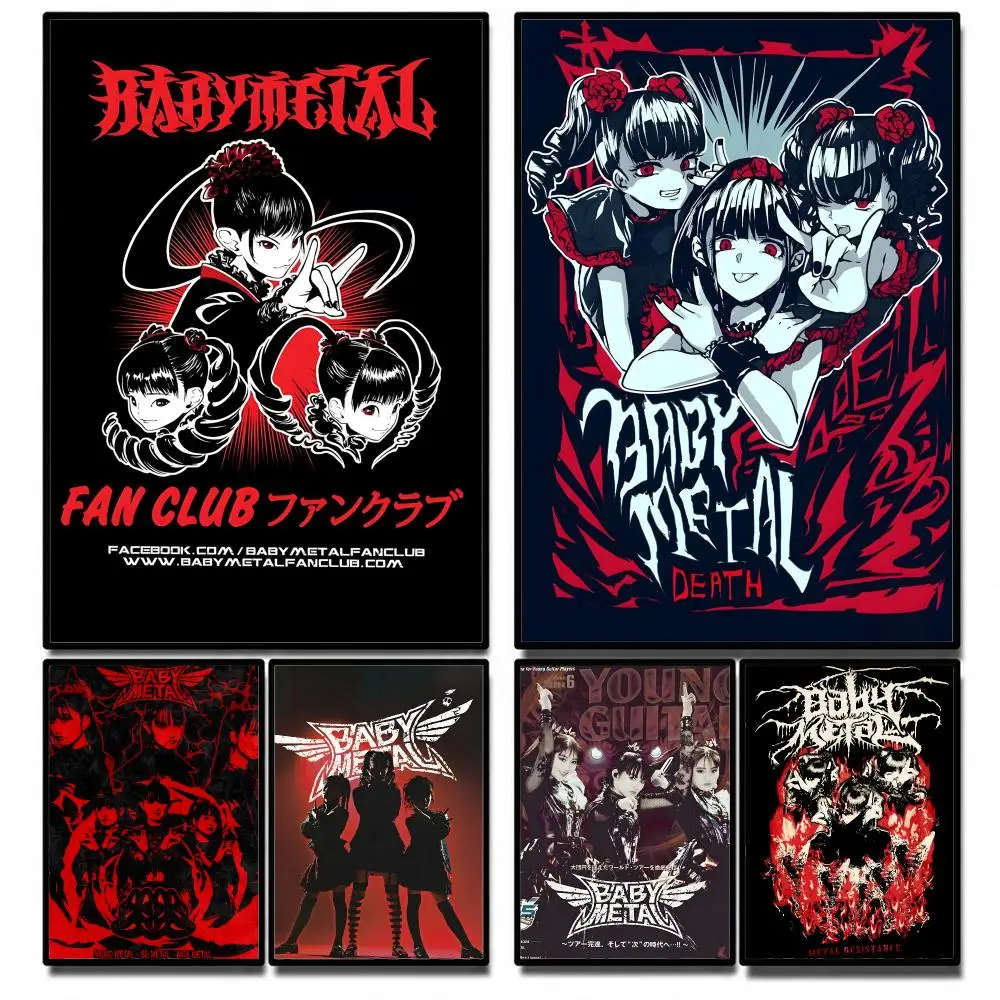 Singer Babymetal Poster High-definition poster stickers, suitable for bedroom, living room, home decoration