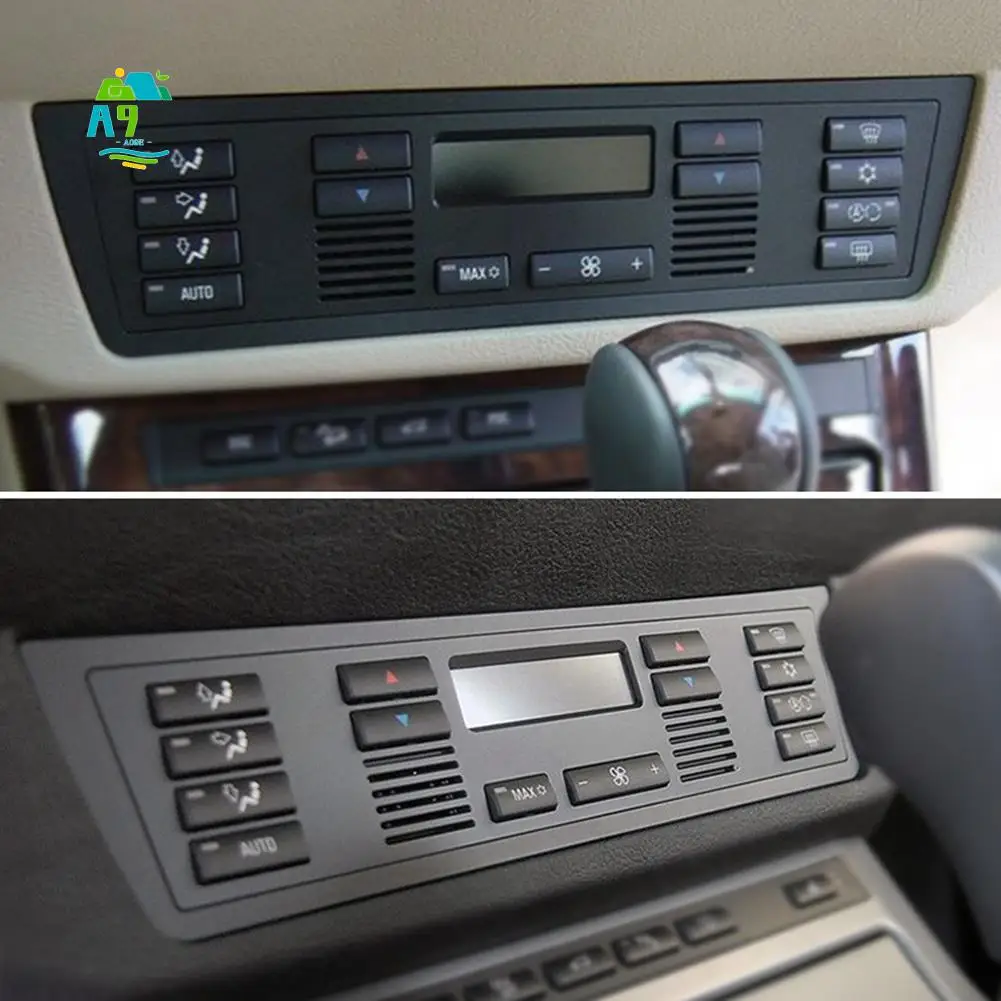 

A09E-14Pcs Car Climate Control Air Conditioning Switch Button Covers For BMW X5 E53 1999-2006 E39 1996-2002 64116915812