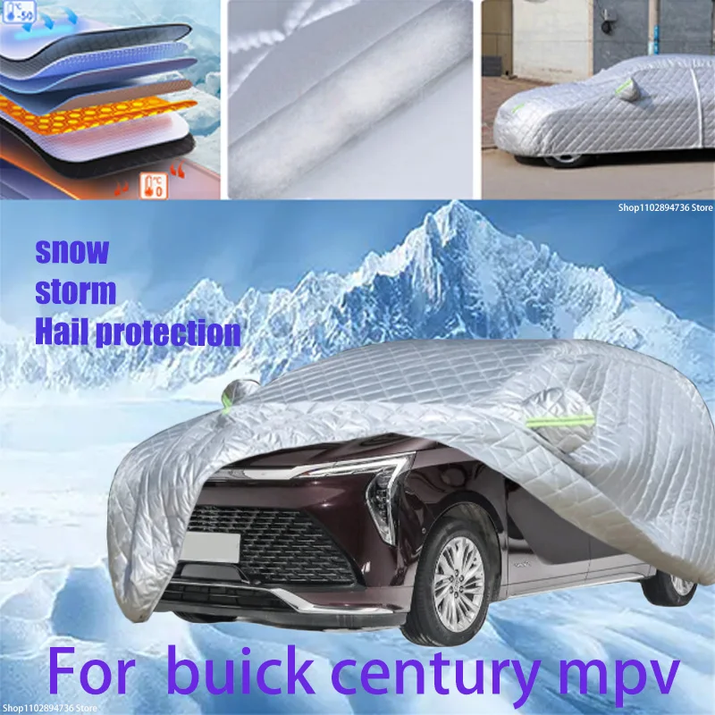 For buick century mpv Outdoor Cotton Thickened Awning For Car Anti Hail Protection Snow Covers Sunshade Waterproof Dustproof