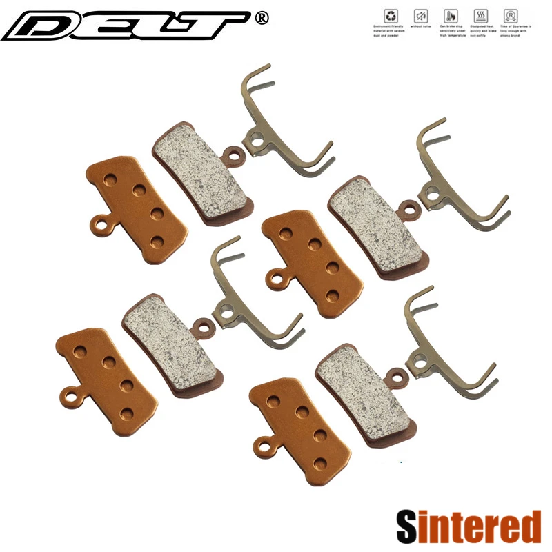 DELT 4 пары велосипедных дисковых тормозных колодок для SRAM AVID G2 Guide Ultimate RSC RS R, X0, Trail, E7, E9, XO, Elixir, Trail, 4 риб, спеченные DELT 4 пары велосипедных дисковых тормозных колодок для SRAM AVID G2 Guide Ultimate RSC RS R, X0, Trail, E7, E9, XO, Elixir, Trail, 4 риб, спеченные
