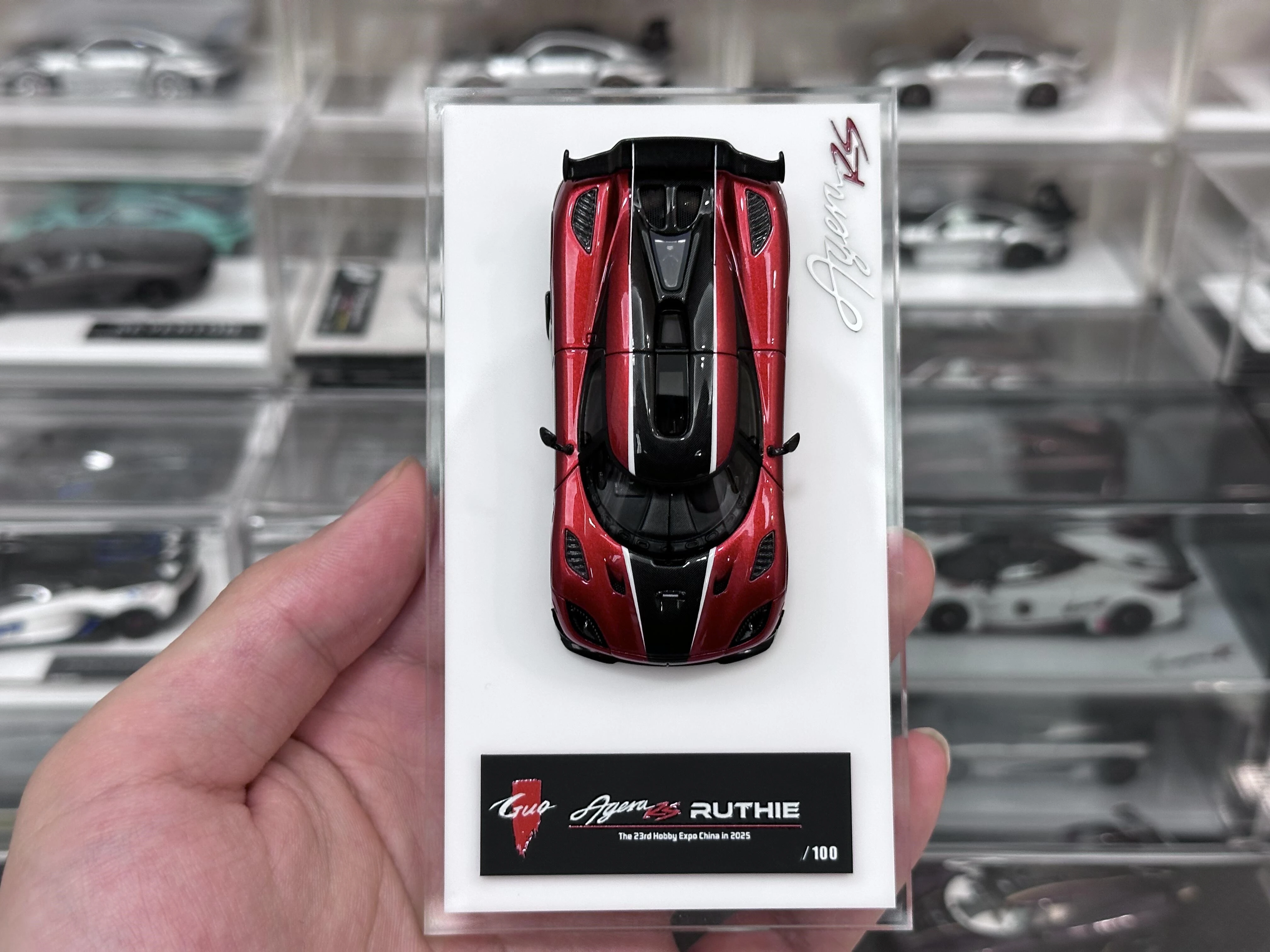 TARDIS & GRYNING 1:64 Agera RS modèle de voiture moulé sous pression en résine édition limitée