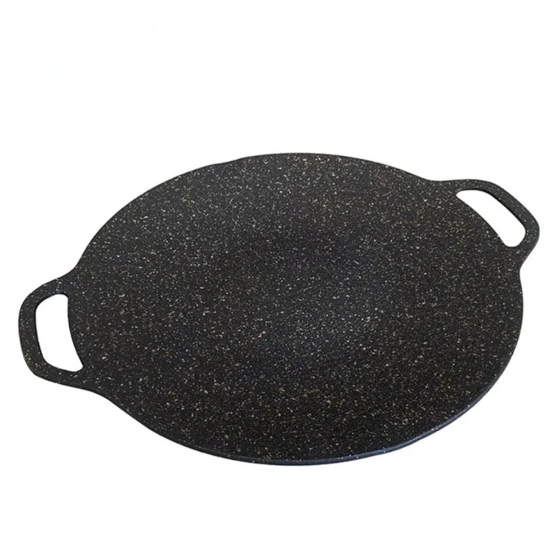 

Outdoor Camping Grill Plate Korean Barbecue Pan Portable Cooking Frying Pan Meat Pot Barbecue Plate for Hiking Picnic Grill Pan