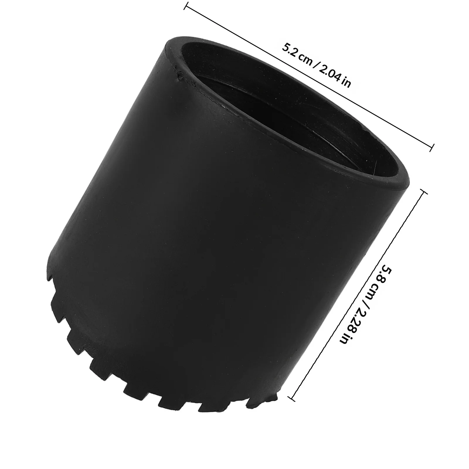 4pcs Feet Covers Rubber Ladder Pads Non-Slip For Extension Telescoping Step Ladders Replacement Parts Ladder Floor Protection