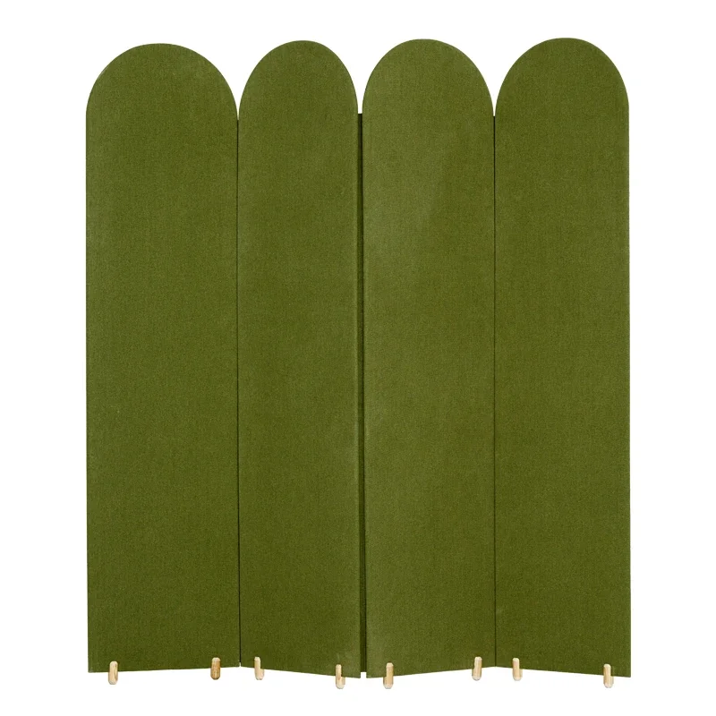 Screen partition minimalist modern internet celebrity Chinese style solid wood partition wall, home room screen decoration