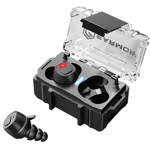 EARMOR M20 Tático Ruído Cancelando Earbuds Eletrônico Earmuffs Tiro/Para Law Enforcement Alto Ruído Ambiente 8 principais vendas abafador auricular eletrônico - №5