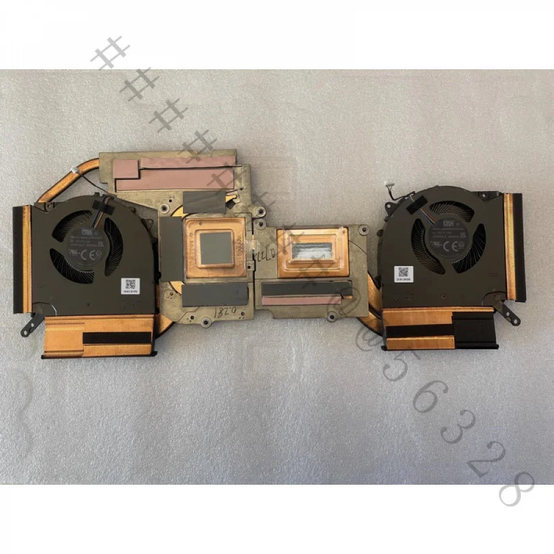 CA+New OEM Dual Fan Thermal Assembly For Lenovo Legion 5 Pro 16IAH7H 82RF Full Copper Heat Pipe CPU GPU Cooler Spare Parts