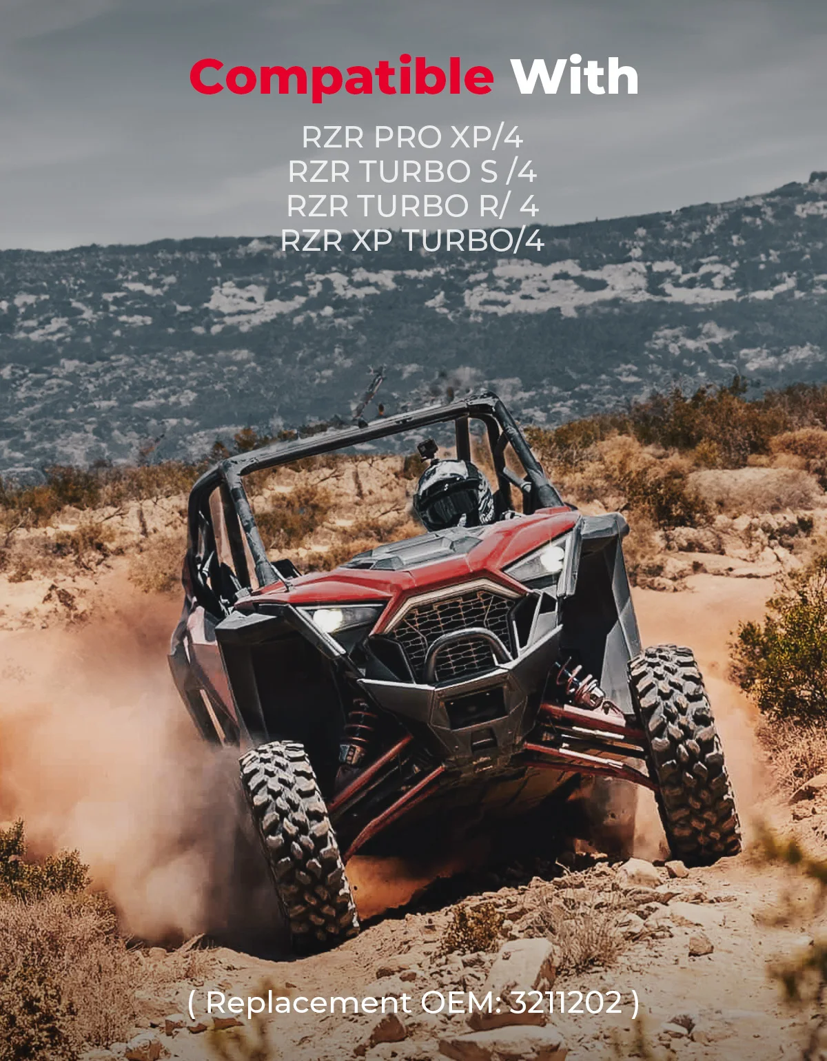 KEMIMOTO # 3211202   UTV-Antriebsriemen, kompatibel mit Polaris XP 4 Turbo S, RZR PRO XP4, RZR Turbo S 4, RZR Turbo R 4 2017–2023 2024