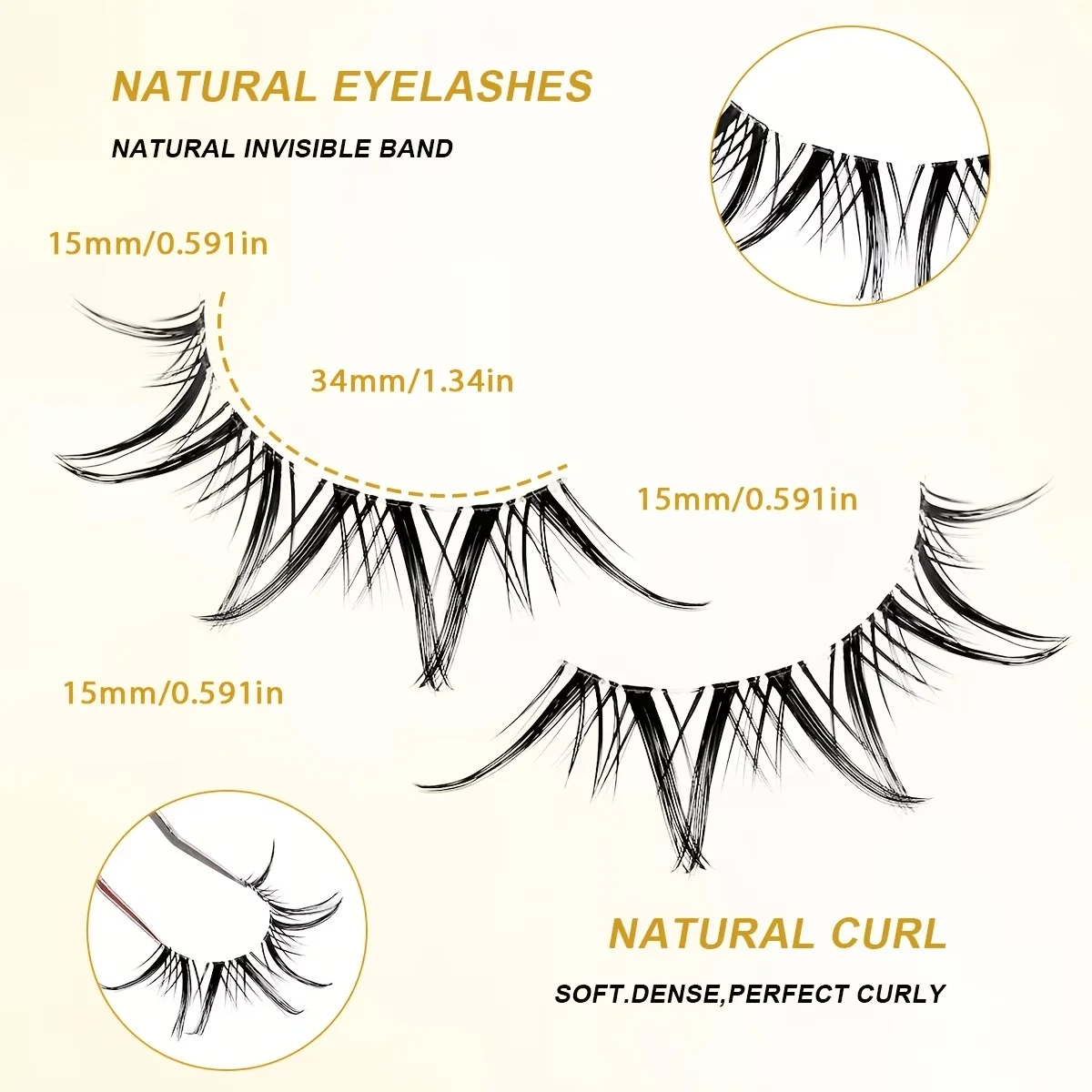 ขนตาปลอม 7 คู่ ดีไซน์ปลายแหลม  - Eyelash Extension Anime Style บทวิจารณ์และราคา