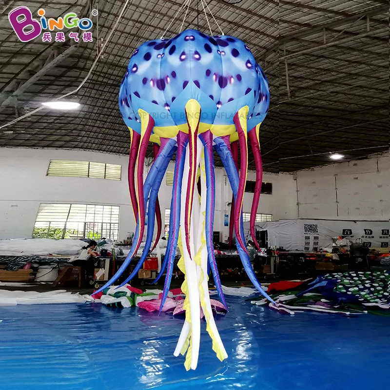 Various Styles Available 3 Meters High Inflatable LED Jellyfish Lamp Jellyfish Light Party Decoration