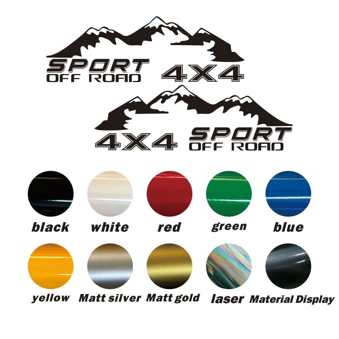 

Universal Pickup Decal for Toyota Hilux/Tacoma, Isuzu D-Max, Dodge RAM 1500, Maxus T60 & GWM Cannon | High-Quality Vinyl Sticker