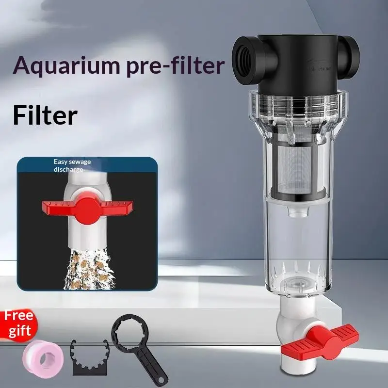 4 Female Thread Aquarium Feces Separator Precision Waste Separation Tool for Aquaculture Fish Tank Maintenance