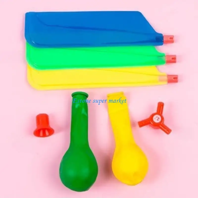 090B Colorful Balloon Flyer Educational Science Project For Children Family Party Fun