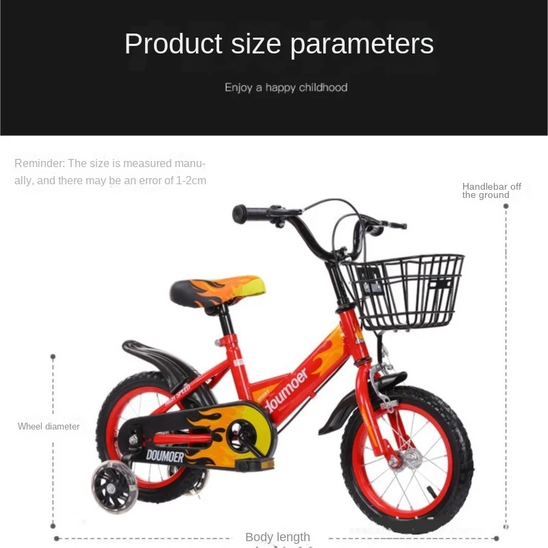 Children's Bicycle With Auxiliary Wheels Gift Bike Foam Wheel Bike Activity Bike Bicicleta De Carretera Road Bicycle Mountain