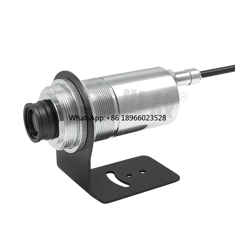 On-line coaxial laser infrared thermometer high precision high-low temperature sensor probe transmitter industry