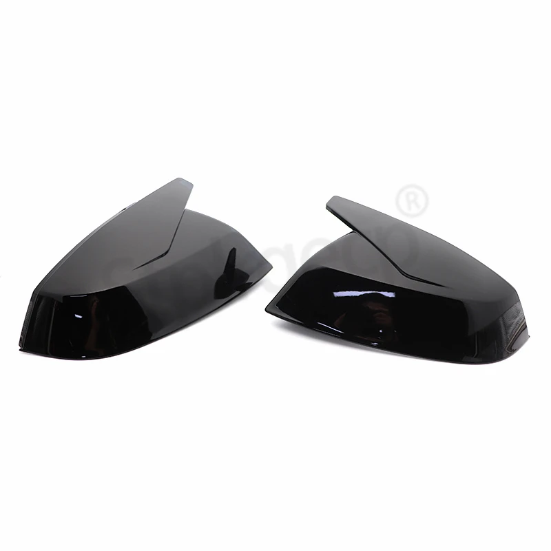 ABT style Black side mirror cover replacement For Audi Q5 Q5L SQ5 Q7 SQ7 FY 4M 45 50 55 60 TDI TFSI S line Sline 2016-2020