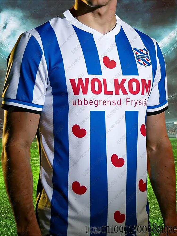 

Летние новые мужские футбольные майки, быстросохнущие велосипедные футболки, домашняя форма команды Нидерланды Фортюна Ситтарт 25-26 для взрослых/детей