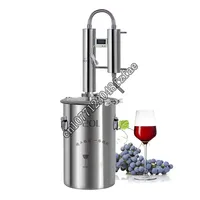 Stainless Steel 20L Moonshine Still Alcohol Distiller Wine Boiler Home Water Wine Brandy Essential Oil Brewing Kit