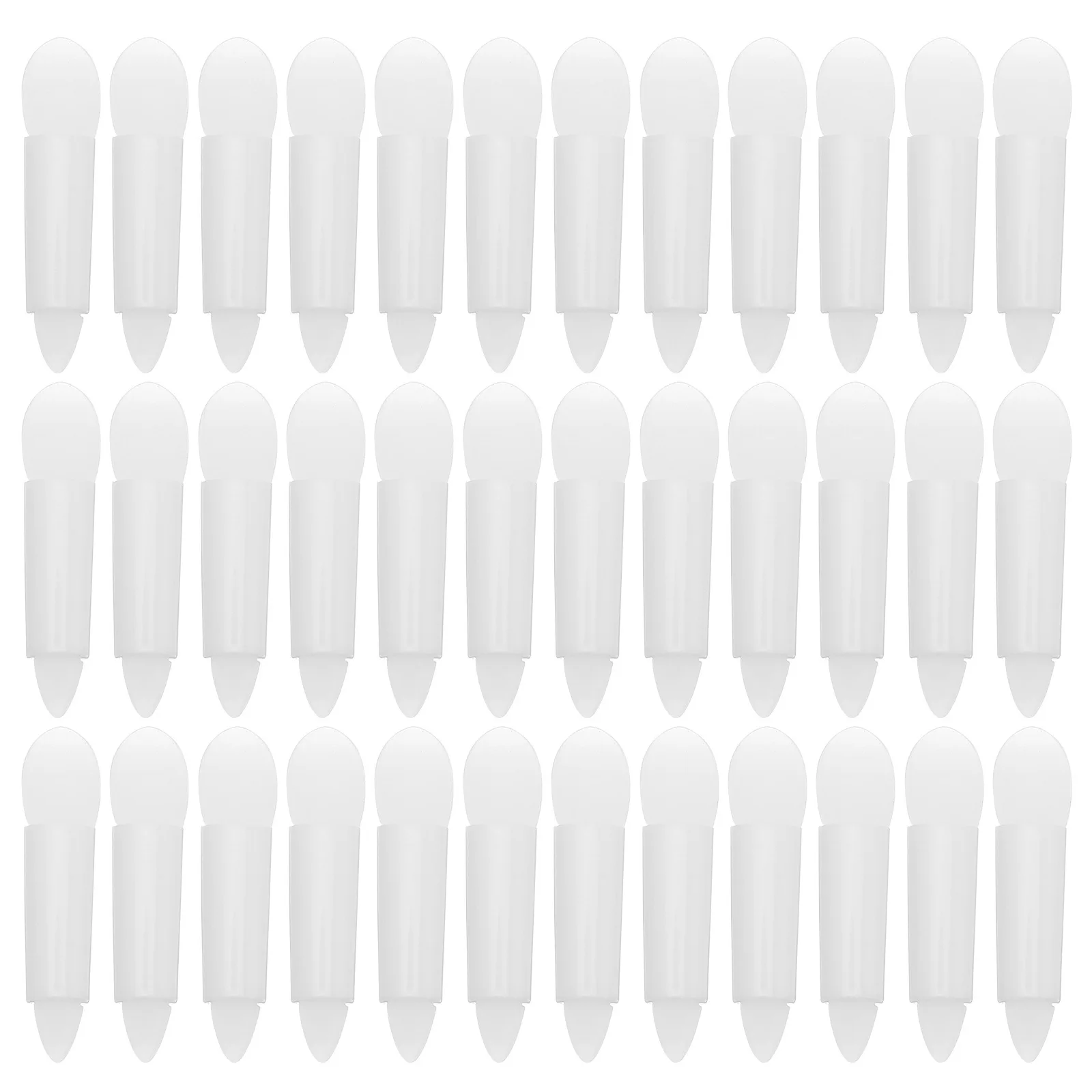50 stuks make-up gereedschapset siliconen applicator met twee uiteinden voor lippen oogschaduw lipgloss balsem crème masker lepel draagbaar gereedschap