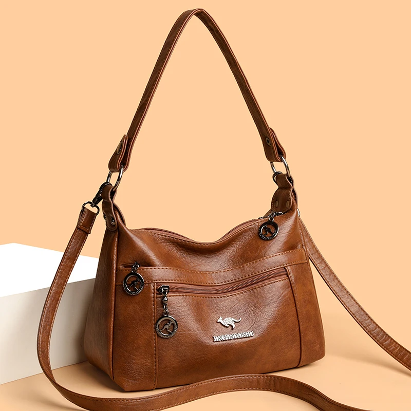 

Luxury Casual Tote Women Bag High Quality Leather Ladies Handbags for Women 2025 New Shoulder Crossbody Bags Designer Sac A Main