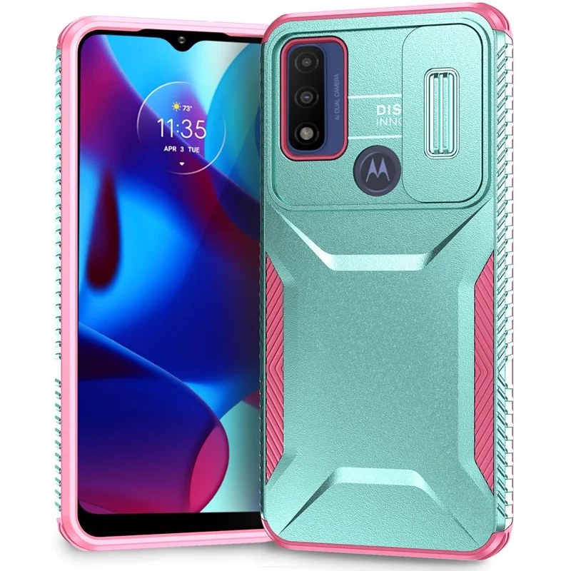Etui do Motorola Moto G Play 2023 MotoG Pure Power 2022 Military Grade Antiskid Camera Lens Slide Cover Moto G Power 2022 Cases