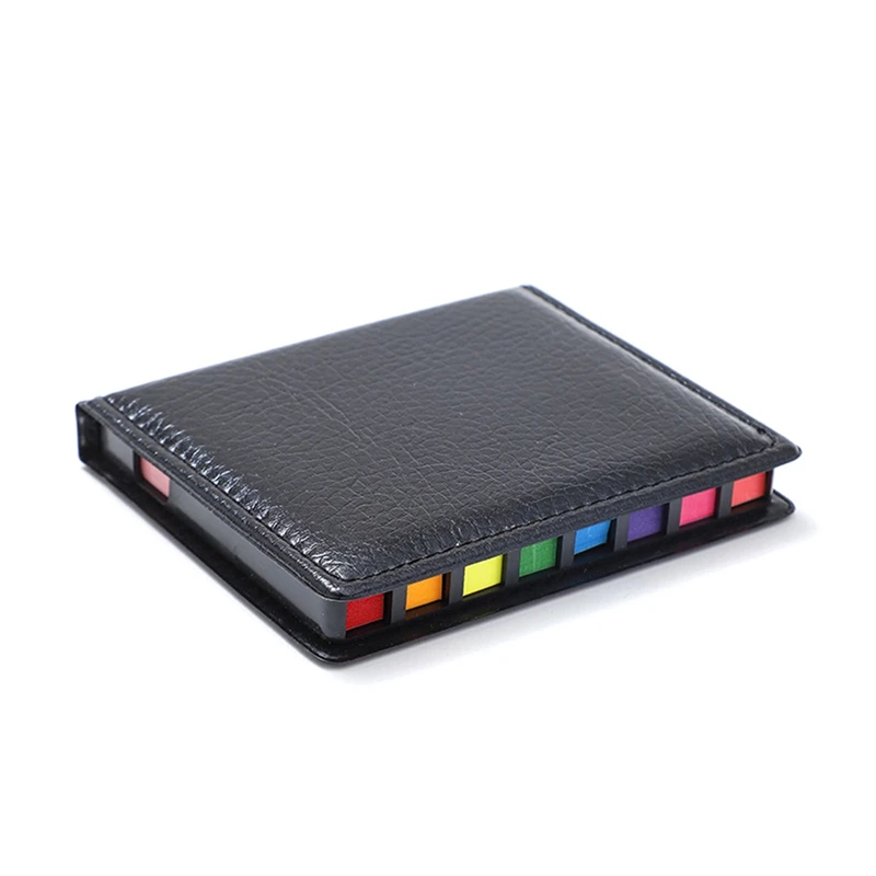 2PCS Sticky Notes Tabs For Page Markers, Memo Pad With Calendar And Leather Cover, Desk Note Pad Easy Install Easy To Use