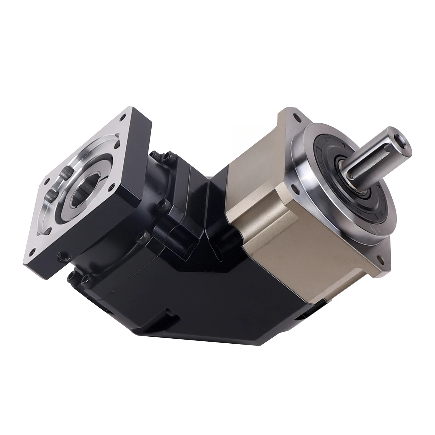 R high precision right angle planetary gear reducer with stepper servo motor gear