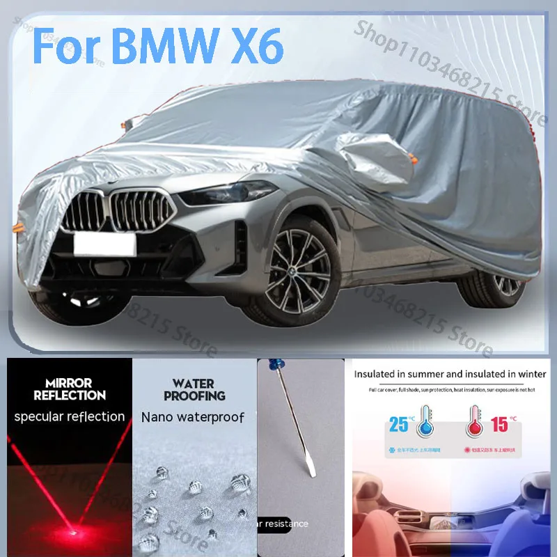 

For BMW X6 Full Car cover with UV protection and Winter Insulation roles,Rainproof,Snowproof Ati-frost properties.