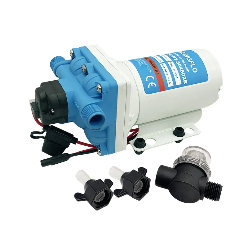 HY-504602R 5GPM 60PSI 12/24 Volt DC Smart on Demand Automatic Home Water Pressure Booster Pump Rvs Camper