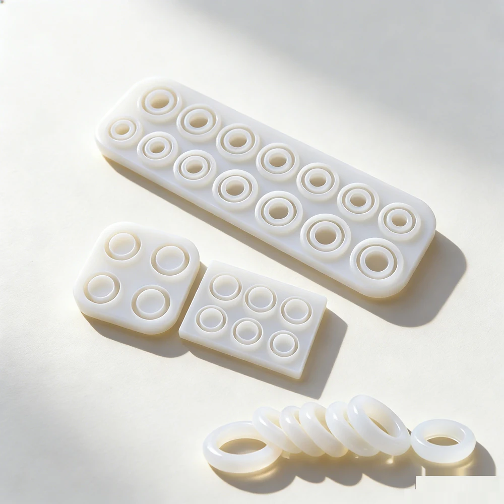 Reusable High Precision Silicone Finger Ring Mold for Jewelry Making UV Epoxy Resin Casting Craft Handcraft Supplies