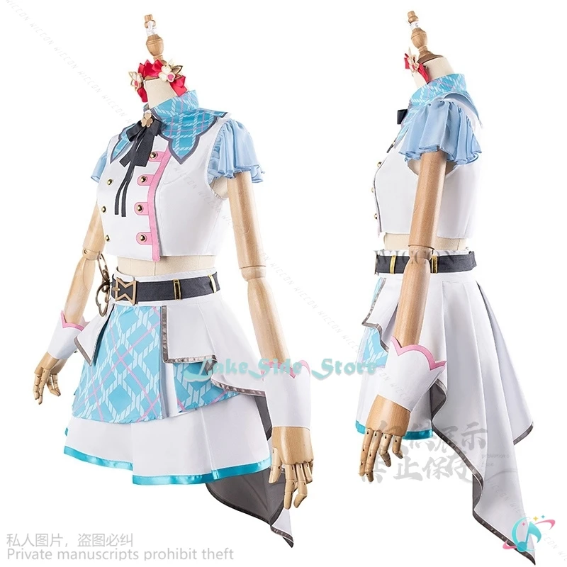 Anime Spiel Projekt Sekai bunte Bühne Cosplay Momoi Airi Lolita Idol Kostüm cos rosa Perücke Frauen Männer Rolle Party Anzug Halloween