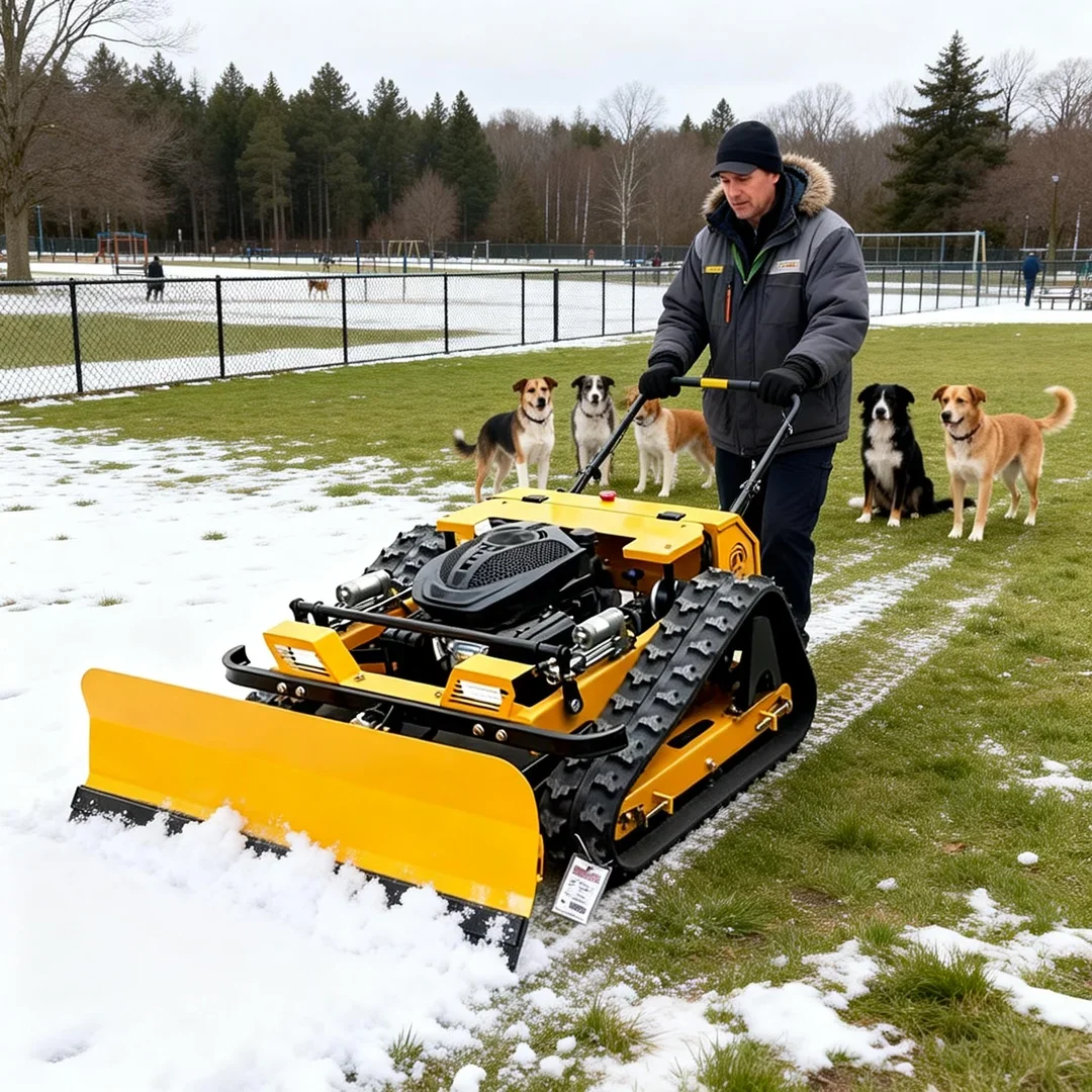 

Customized 2-in-1 Weeding Snow Pushing Robot Lawn Mower Wireless Remote Control 4-Stroke Engine CE EPA with Blades