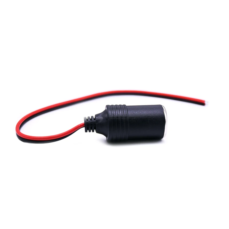 Cable cargador de encendedor de cigarrillos de coche, adaptador de conector de enchufe hembra, Universal, 12V, 18A, Max120W, 1 unidad, nuevo